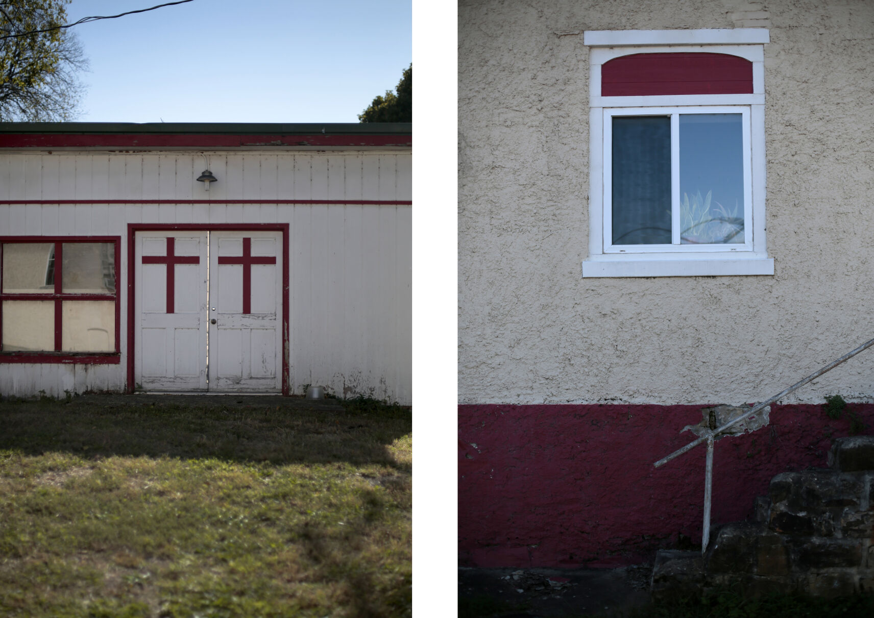 LEFT: Despite the the rise in COVID-19 case in Osceola, Mo. and St. Clair County, life continues on mostly unabated. Businesses were open, people were out boating on the river and workers renovated buildings on the town square.